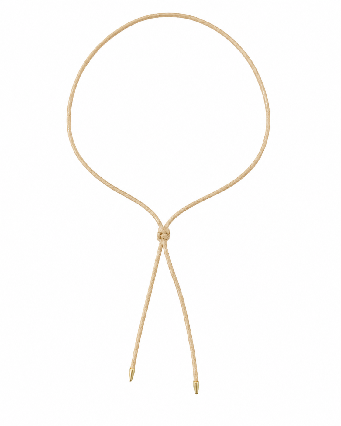 Riviera Chord Necklace - Tan