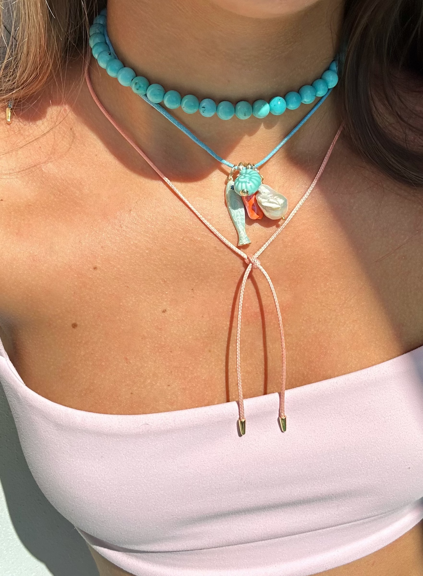 Sardine Charm Necklace