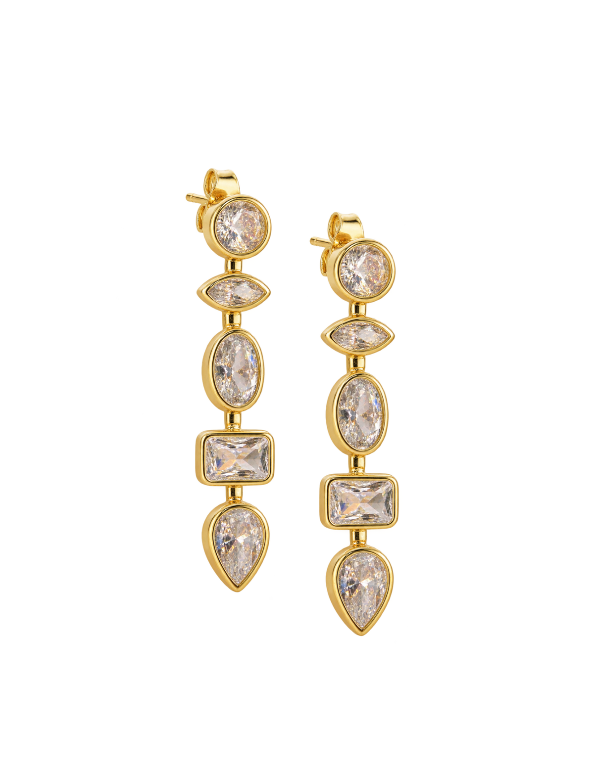 Marquise Mix Dangle Earrings