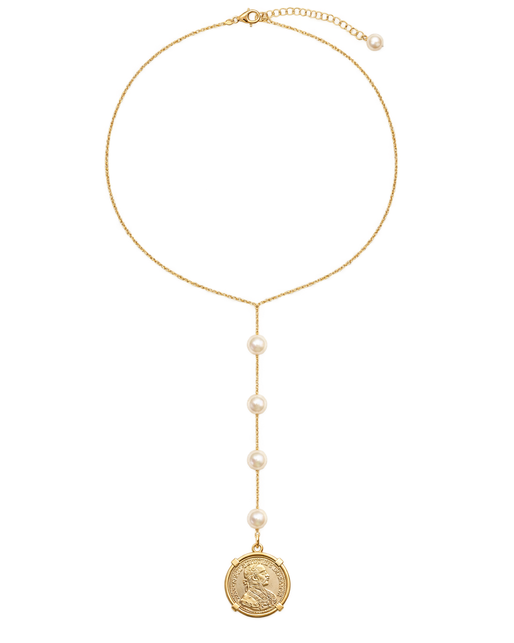 Bianca Coin Lariat
