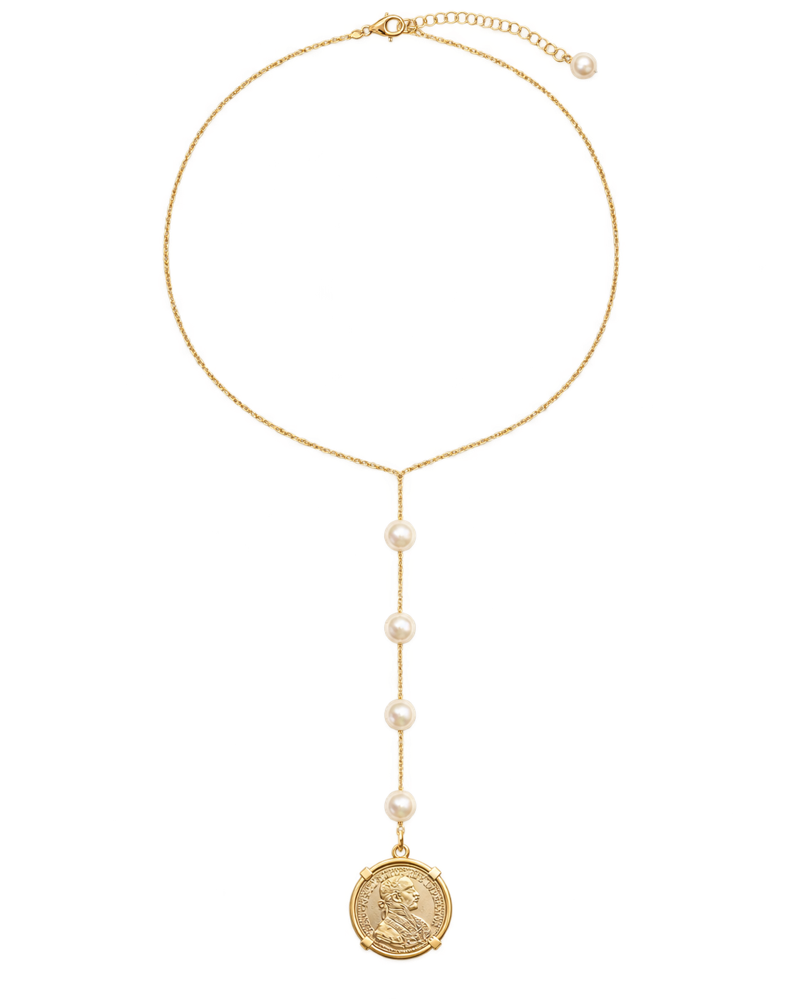 Bianca Coin Lariat