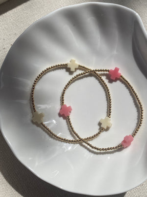 PRE-ORDER strawberry lemonade bracelet set of 2
