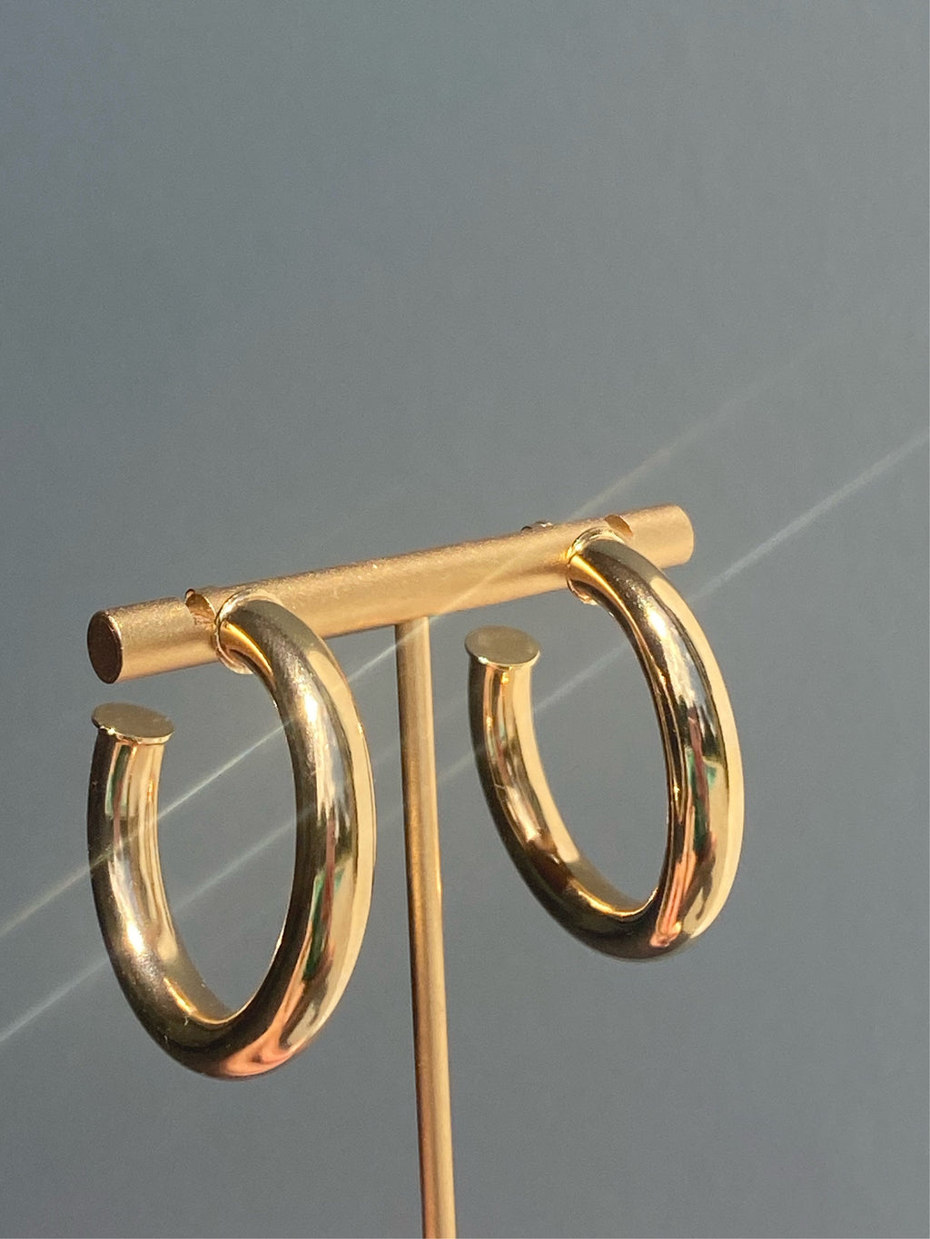 Large Gold Hoops
