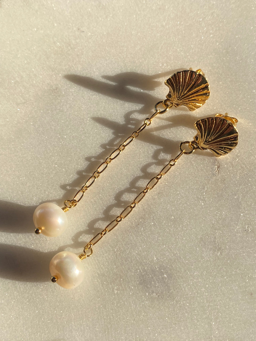 Seashore dangle earrings