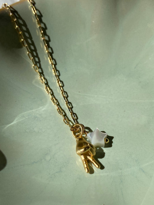 Keep the peace necklace