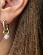 Clara dangle hoops