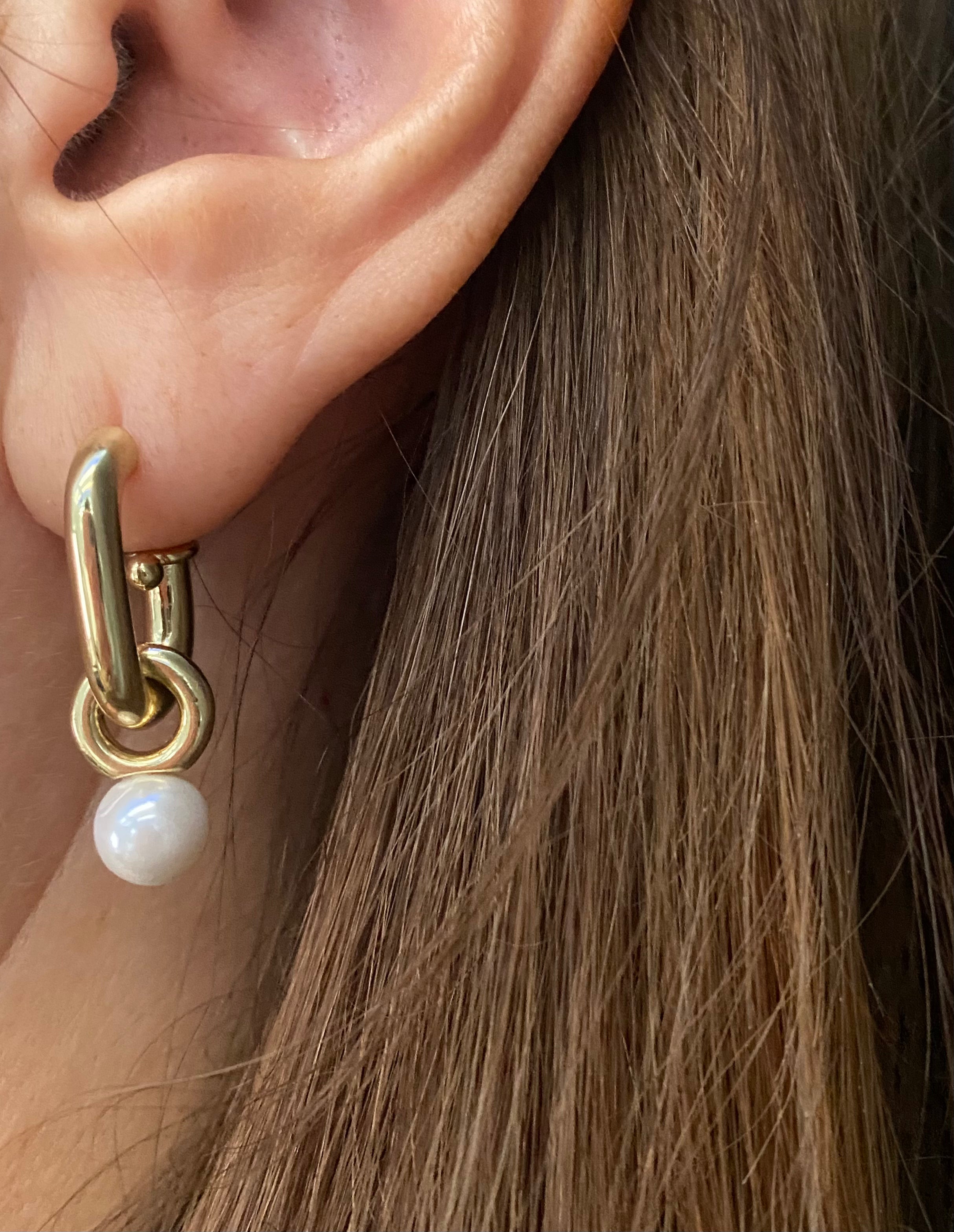 Clara dangle hoops