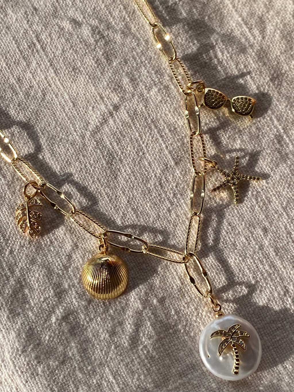 PRE-ORDER Palm Oasis Charm Necklace