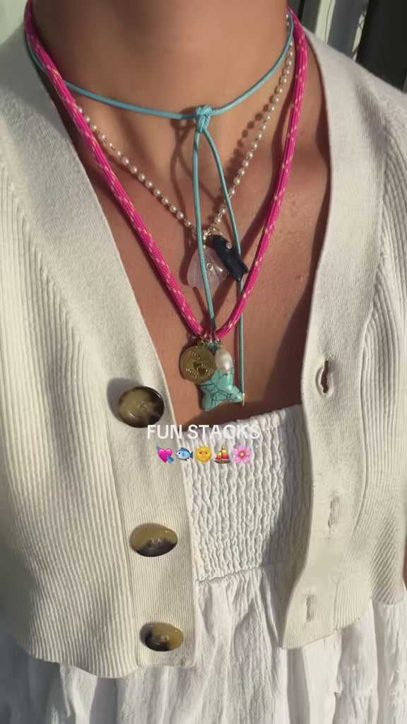 Summer Stroll Charm Necklace
