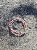 Creamsicle bracelet set of 2