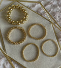 Classic gold beaded bracelet